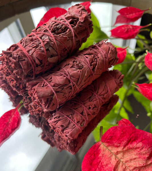 Dragons Blood Sage 4 inch Smudge Stick