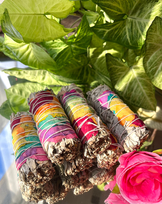 Chakra White Sage 4 inch Smudge Stick